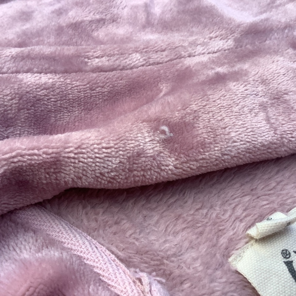 UGG Marlow Double Fleece Plush Robe Long  in Dusk Pink M Medium - Picture 5 of 13